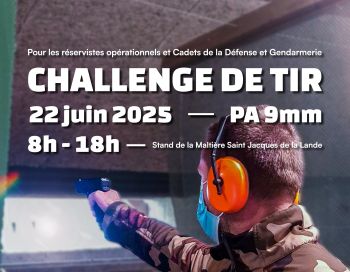 CHALLENGE DE TIR SPORTIF PA 9MM - Ille-et-Vilaine