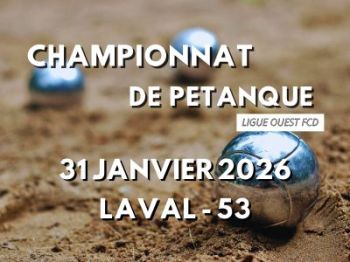 Championnat régional de pétanque doublettes - Laval