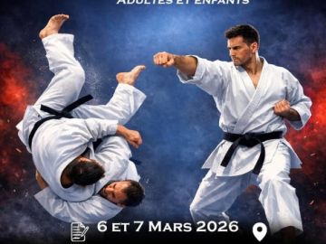 [𝗖𝗵𝗮𝗺𝗽𝗶𝗼𝗻𝗻𝗮𝘁 𝗝𝘂𝗱𝗼 & 𝗞𝗮𝗿𝗮𝘁𝗲́ - 𝗙𝗖𝗗] 
National - Ligue îledefrance FCD

🥋Championnats Nationaux 2026 – Judo & Karaté🥋

📍 Brétigny sur orge  

📅 6 et 7 Mars...