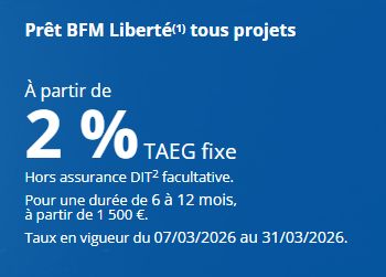 Partenaire BFM - Offre promotionnelle