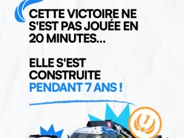 🏆 Une victoire est souvent le résultat de nombreuses heures d'entraînement

Après avoir remporté la catégorie Hypercar lors de notre première course eSport...