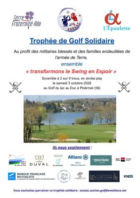 Trophée de Golf Solidaire - 3 octobre 2026