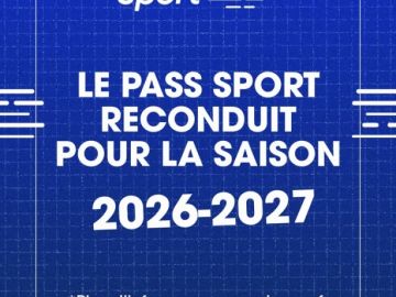 𝗣𝗔𝗦𝗦 𝗦𝗣𝗢𝗥𝗧 𝟮𝟬𝟮𝟲-𝟮𝟬𝟮𝟳 🏃‍♀️

🔎 Bonne nouvelle pour les familles : le Pass’Sport est de retour depuis le 1er septembre 2026, avec une aide renforcée pour...